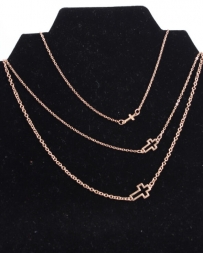 Ladies' Single Cross Necklace Trio