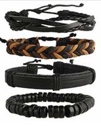 Men's 5PK Wood Corded Set Black