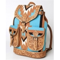 American Darling Ladies' Woven Tooled Backpack