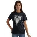 Wrangler® Ladies' Saddle Up Logo Graphic Tee