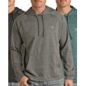 Rock & Roll Cowboy® Men's Performance Heather Hoodie