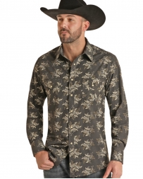 Rock & Roll Cowboy® Men's Vintage Paisley Snap