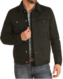 Rock & Roll Cowboy® Men's Black Denim Jacket