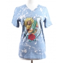 Ladies' Floral Desert Graphic Tee 2x