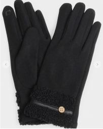 Ladies' Fur Cuff Gloves
