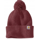 Carhartt® Ladies' Knit Pom Pom Cuffed Beanie