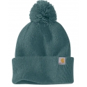 Carhartt® Ladies' Knit Pom Pom Cuffed Beanie