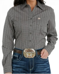 Cinch® Ladies' Performance LS Button Print