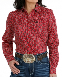 Cinch® Ladies' Performance LS Button Print