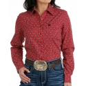 Cinch® Ladies' Performance LS Button Print