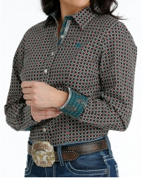 Cinch® Ladies' Performance LS Button Print