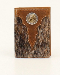 Ariat® Men's Trifold Mexican Eagle Hairon Wallet