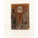 Ariat® Men's Trifold Mexican Eagle Hairon Wallet