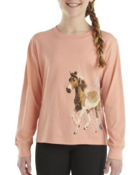 Carhartt® Girls' LS Running Horse Graphic Tee