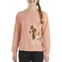 Carhartt® Girls' LS Running Horse Graphic Tee