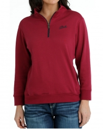 Cinch® Ladies' Logo 1/4 Zip Sweatshirt