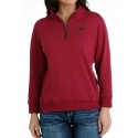 Cinch® Ladies' Logo 1/4 Zip Sweatshirt