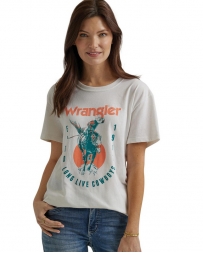 Wrangler® Ladies' Long Live Cowboys Graphic Tee