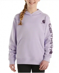 Carhartt® Girls' Long Sleeve Logo Hoodie
