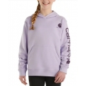 Carhartt® Girls' Long Sleeve Logo Hoodie