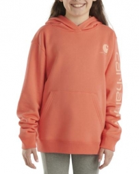 Carhartt® Girls' Long Sleeve Logo Hoodie
