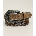 Nocona Belt Co.® Ladies' Caf Hair Oval Conch Belt