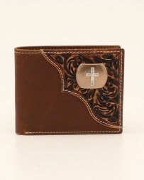 3D Belt Company® Men's Floral Tooled Bifold Wallet