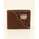 3D Belt Company® Men's Floral Tooled Bifold Wallet