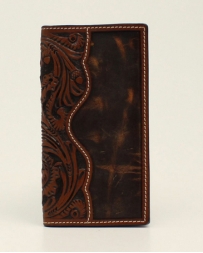3D Belt Company® Men's Rodeo Acorn Tooled Wallet