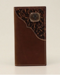 3D Belt Company® Men's Rodeo Floral Tooled Wallet