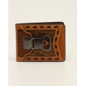 Ariat® Men's Bifold Money Clip Basketweave