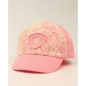Ariat® Girls' Infant Pink Lace Ball Cap