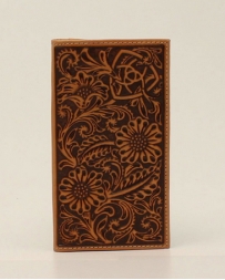 Ariat® Men's Rodeo Emb Flower Wallet