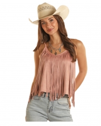 Rock and Roll Cowgirl® Ladies' Fringe Suede Tank