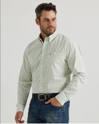 Wrangler® Men's GS LS 1 Pocket Button Plaid