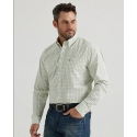 Wrangler® Men's GS LS 1 Pocket Button Plaid