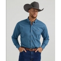 Wrangler® Men's GS LS 1 Pocket Button Solid