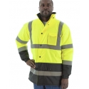 Men's Hi-Vis Waterproof Quilt Lined Parka