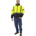 Men's Hi-Vis Waterproof Quilt Lined Jacket