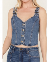 Levi's® Ladies' Charlie Denim Crop Top