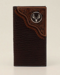 Nocona® Men's Deer Skull Rodeo Wallet