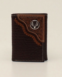 Nocona® Men's Deer Skull Trifold Wallet