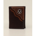 Nocona® Men's Deer Skull Trifold Wallet