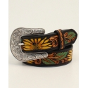 Nocona Belt Co.® Girls' Sunflower Tooled Belt
