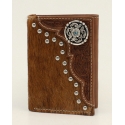 Nocona® Men's Trifold Round Concho Wallet