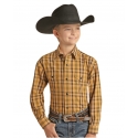 Panhandle® Boys' LS Snap Plaid Shirt