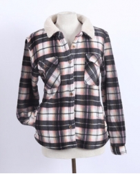 Ladies' Plaid Flannel Shacket