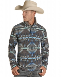 Rock & Roll Cowboy® Men's Powder River Aztec Pullover