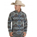 Rock & Roll Cowboy® Men's Powder River Aztec Pullover