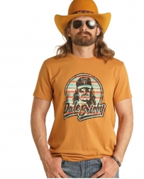 Rock & Roll Cowboy® Men's Dale Drisby Tee Mustard